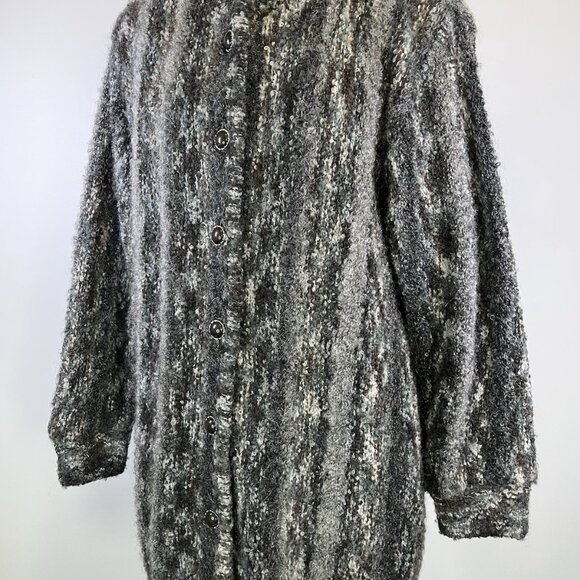 Lilly of California Sweaters - Vintage 80s Lilly of California Wool Blend Knit Cardigan Sweater Petite Small